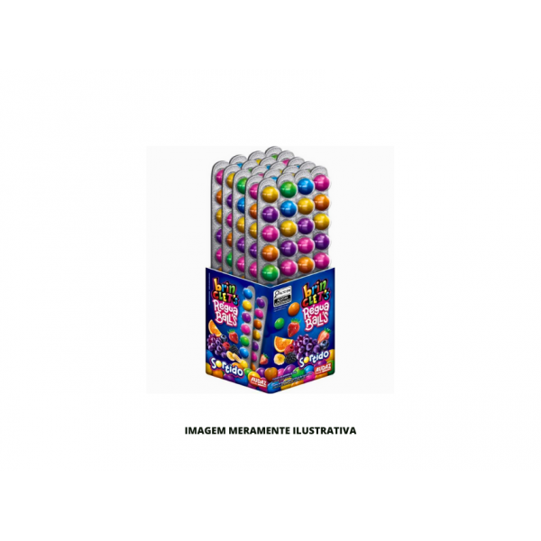 CHICLETE - AUDAZ - 20g REGUA BALLS SORTIDOS - DP20